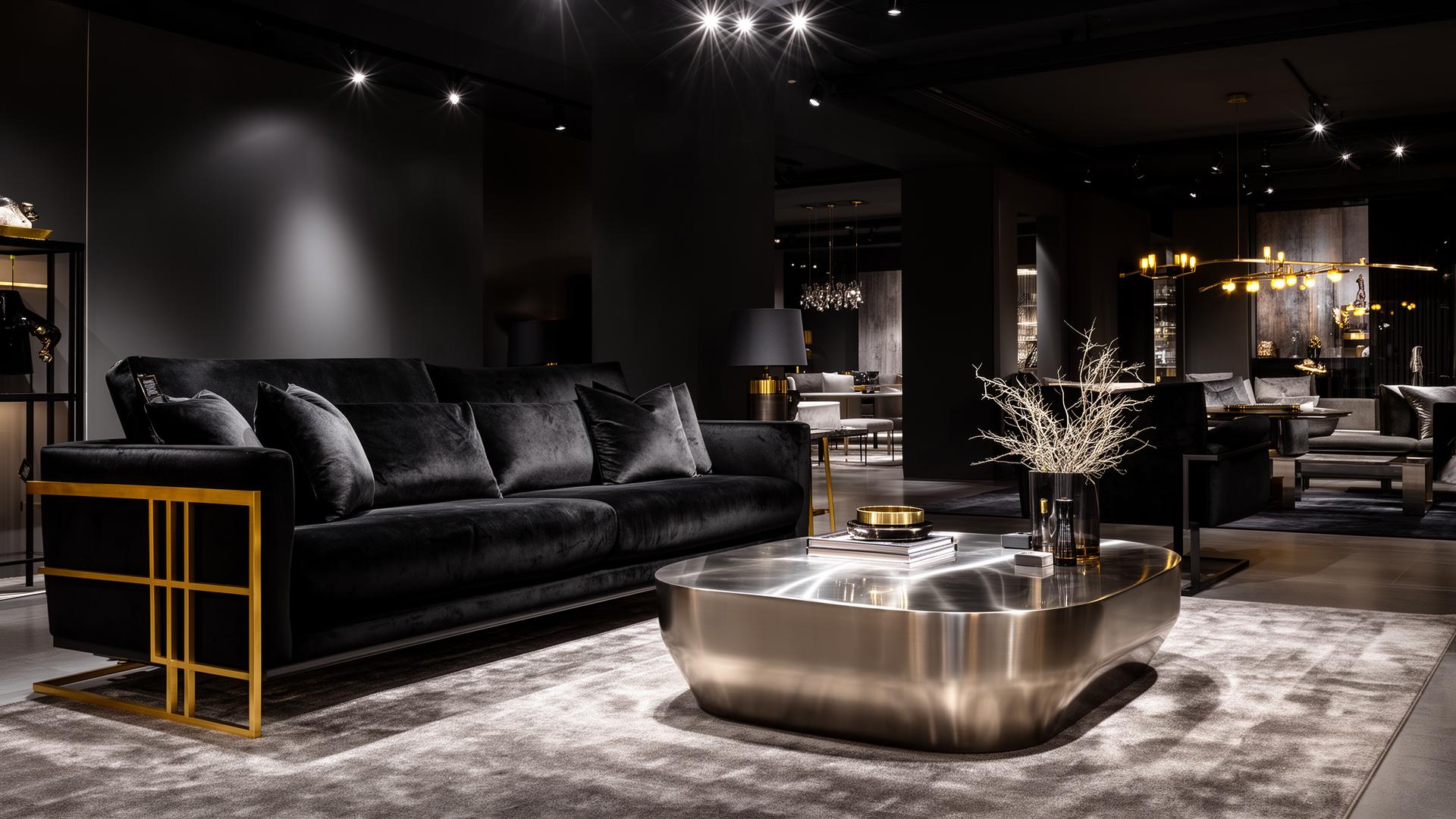 Luxury furniture showroom